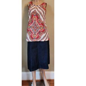 Tommy Hilfiger Mexican-Inspired Sleeveless Top